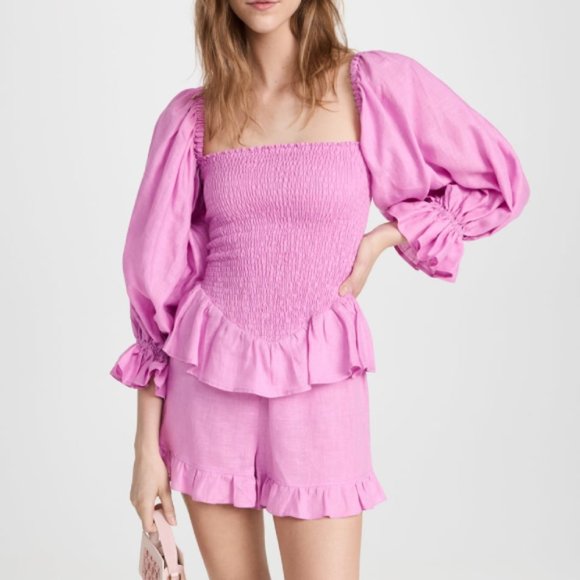 Sleeper Atlanta Lounge 2 Piece Suit in Pink - Picture 1 of 7